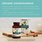 Himalaya Organic Ashwagandha Caplets | Grocsy