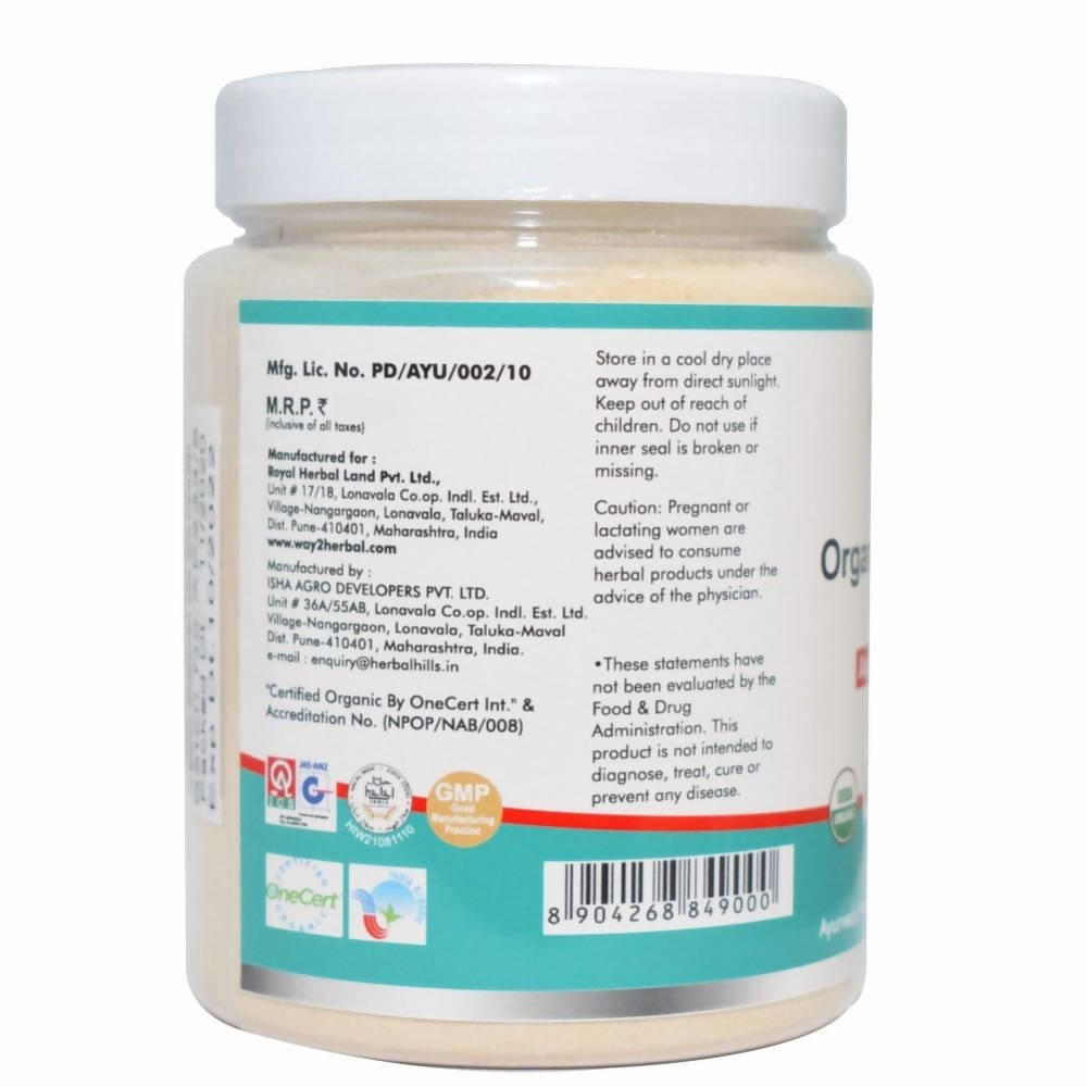 Way2herbal Organic Shatavari Powder | Grocsy