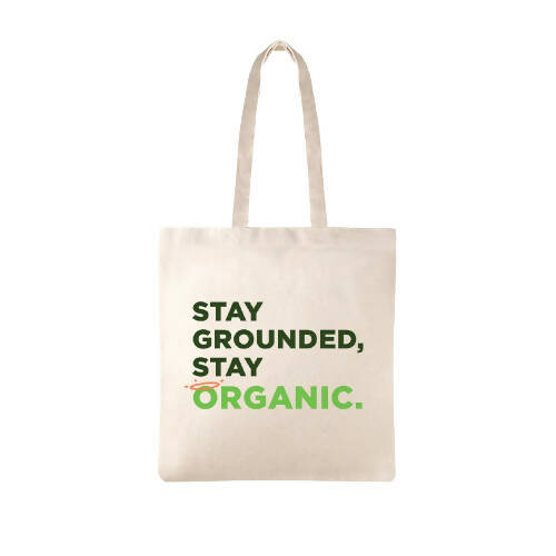 Two Brothers Organic Farms Farmer Style Cotton Bag (Tote Bag) | Grocsy