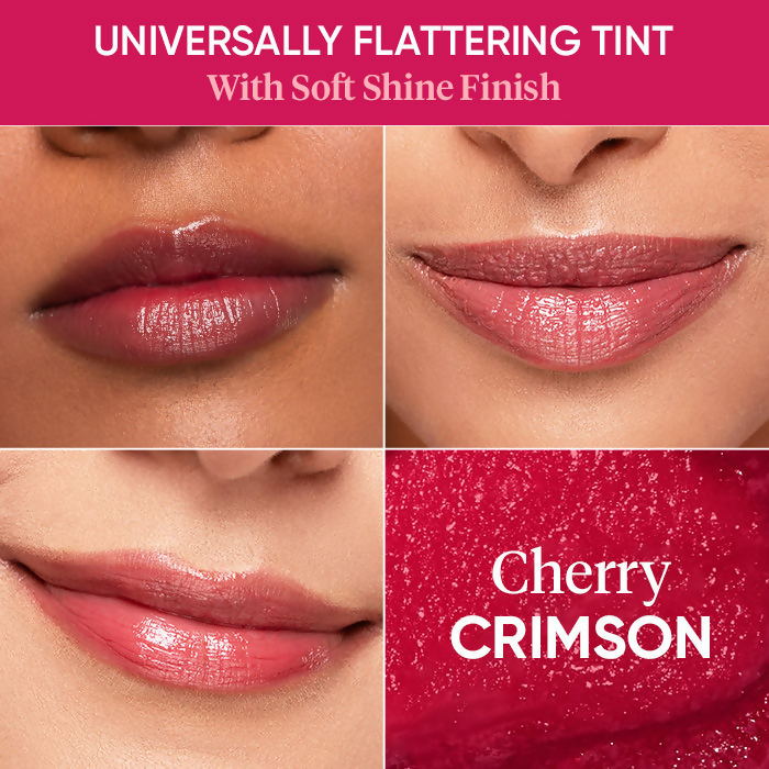 Dot & Key Barrier Repair Hydrating Lip Balm SPF 50 With Ceramides & Peptides Cherry Crimson | Grocsy