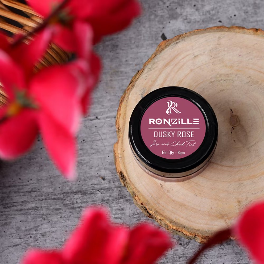 Ronzille Lip And Cheek Tint - Dusky Rose | Grocsy