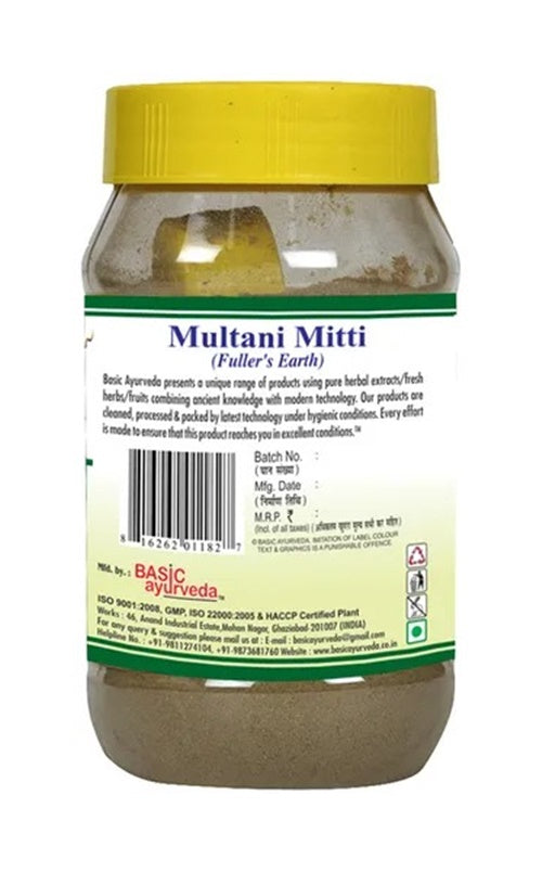 Basic Ayurveda Multani Mitti | Grocsy