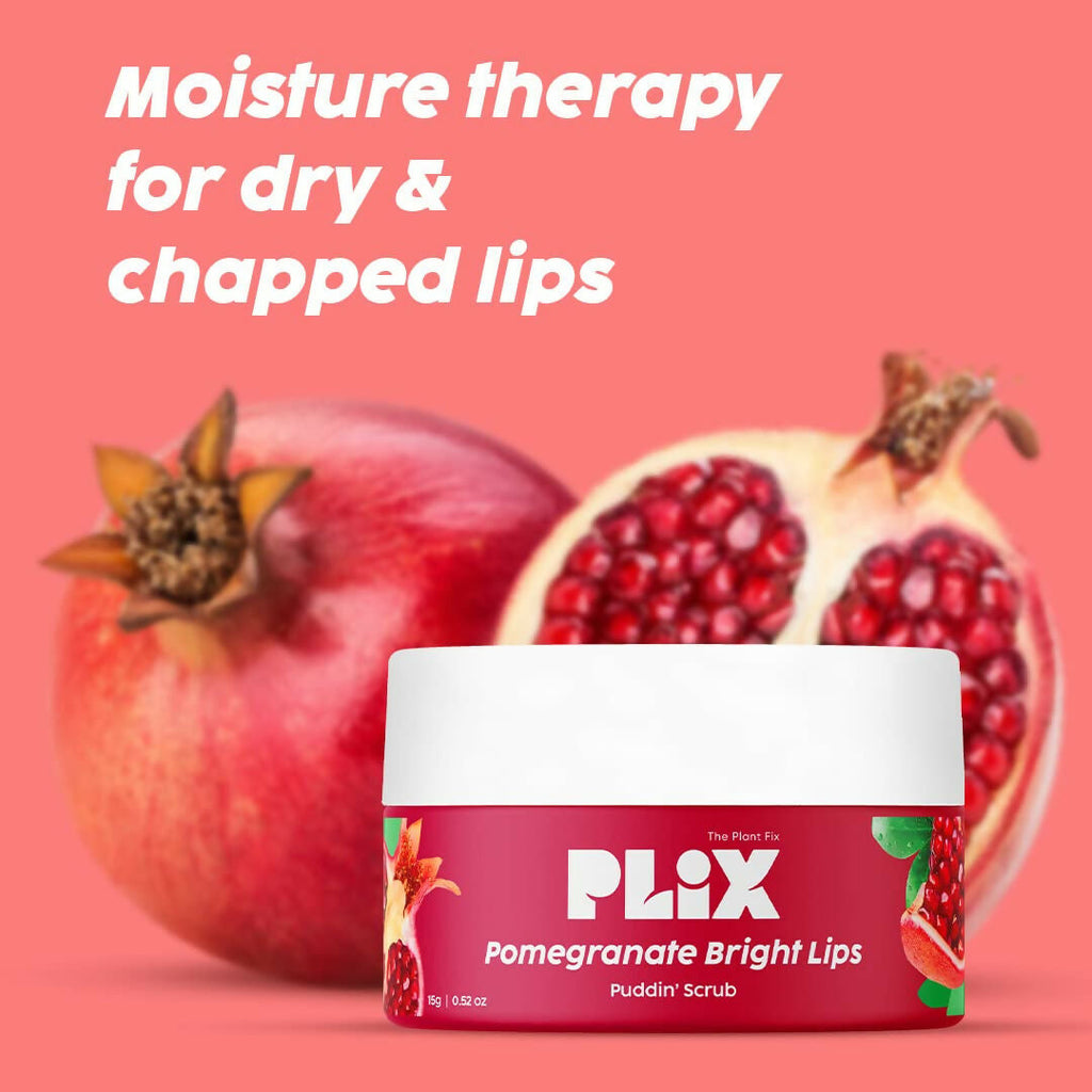 PLIX The Plant Fix Bright Lips Scrub | Grocsy