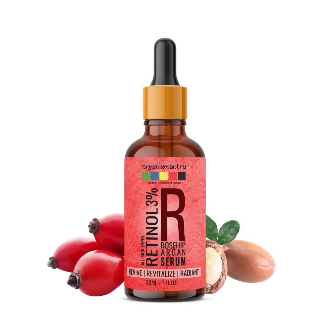 Organix Mantra Retinol Serum 3% for face with Vitamin E | Grocsy
