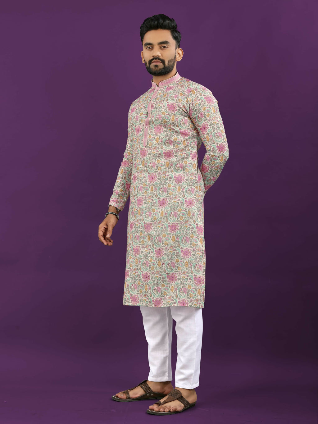 Anaita Pink Digital Print Kurta | Grocsy