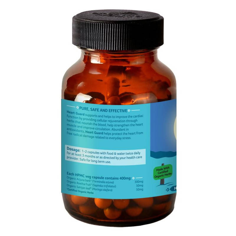 Organic India Heart Guard Capsules | Grocsy