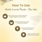 byPureNaturals Organic Mulethi Licorice Powder | Grocsy