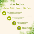 byPureNaturals Organic Multani Mitti Powder | Grocsy