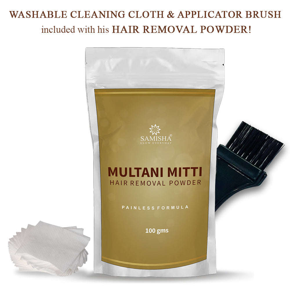 Samisha Multani Mitti Hair Removal Powder | Grocsy