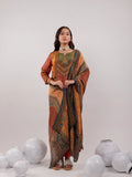 Yufta Multi Pure Shimmer Tissue With Pure Viscose Trouser And Shimmer Dupatta | Grocsy