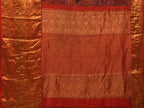 Multicolor Kalamkari Hand Painted Kanchipuram Silk Handloom Saree with Ramayana Design - Global Threads | Grocsy