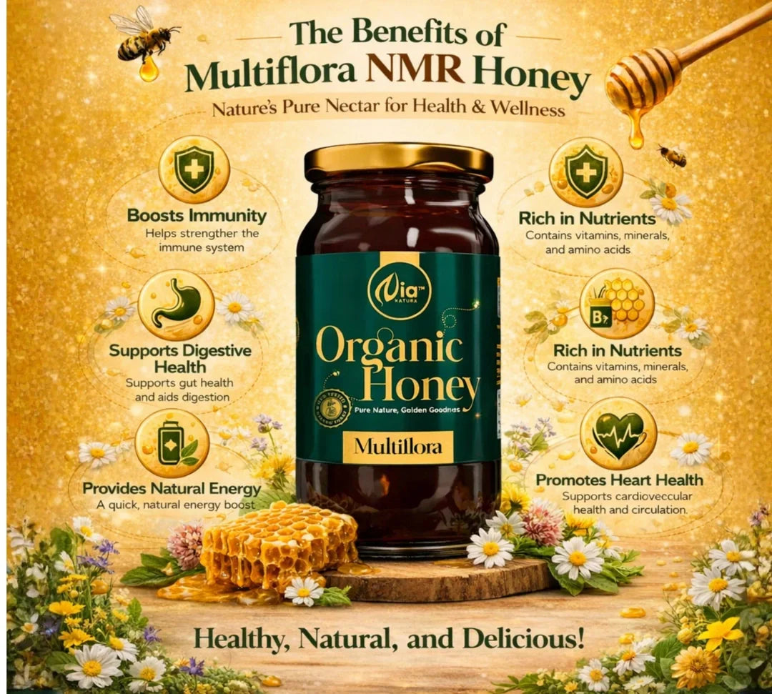 Nia Natura Organic Multiflora Honey | Grocsy