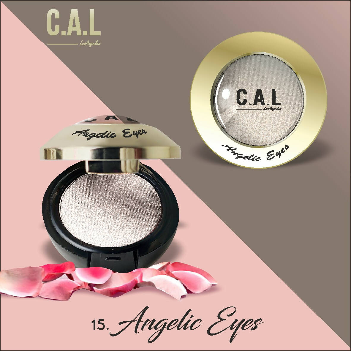 CAL Los Angeles Angelic Eye Shadow (Single Eyes) 15-White | Grocsy