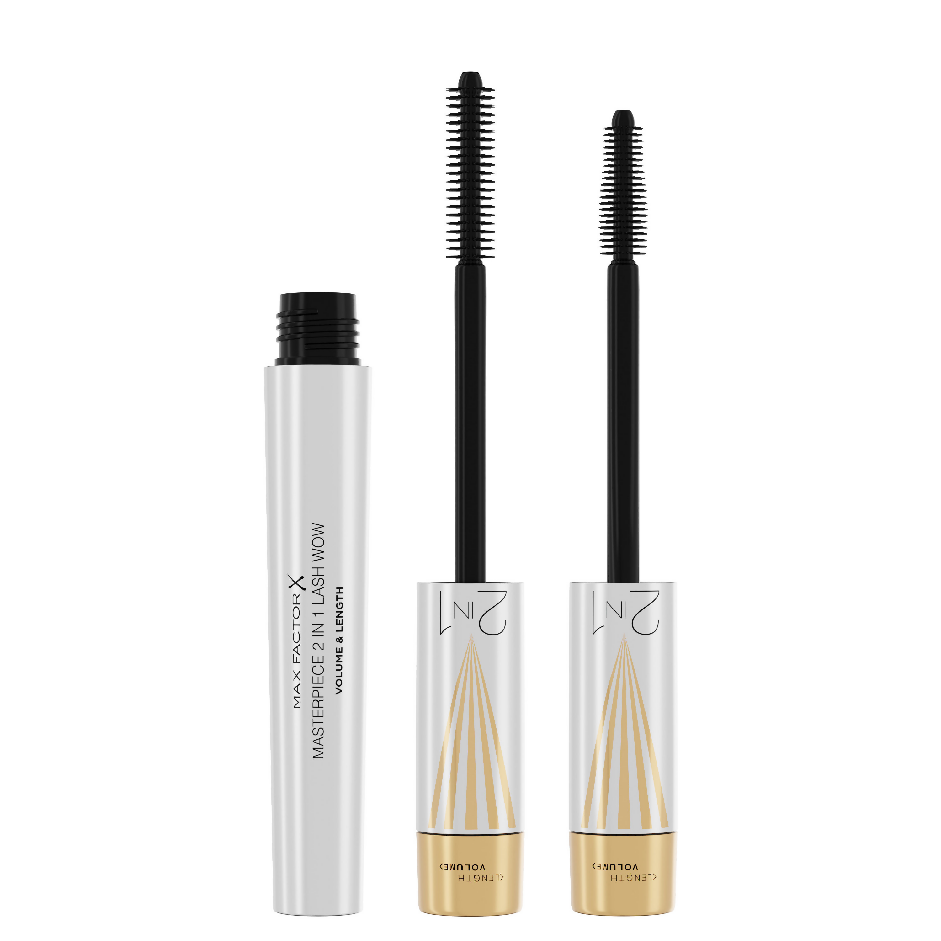 Max Factor Masterpiece 2 In 1 Lash Wow Mascara - 001 Black | Grocsy
