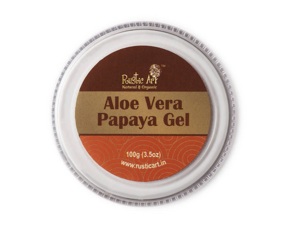 Rustic Art Aloevera Papaya Gel | Grocsy