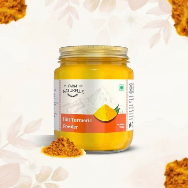 Farm Naturelle Himalayan Turmeric Powder Curcumin-Rich and Pure | Grocsy