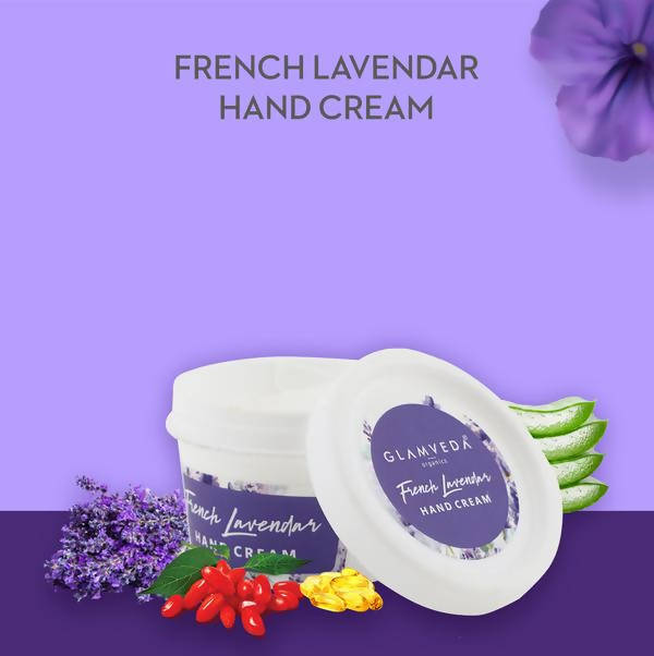 Glamveda Intense Hydration French Lavender Hand Cream | Grocsy