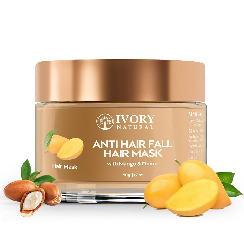 Ivory Natural Hair Fall Hair Mask - Loss Of Hair Control For Both Men & Women | Grocsy