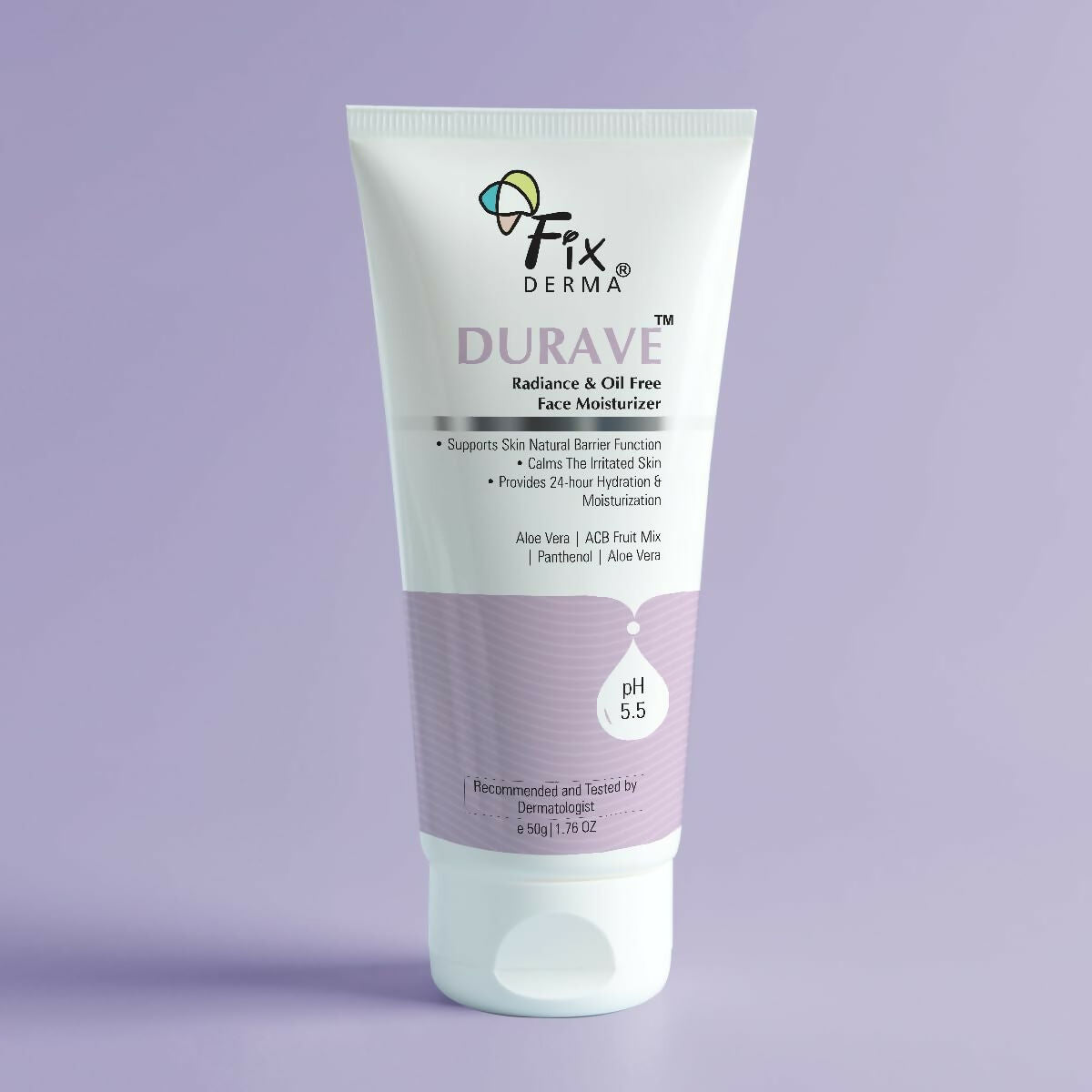 Fixderma Durave Radiance & Brightening Oil Free Face Moisturizer with Probiotics | Grocsy