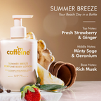 mCaffeine Summer Breeze Perfume Body Lotion | Grocsy