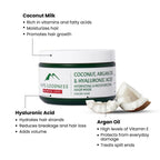 Alps Goodness Coconut Milk, Argan Oil and Hyaluronic Acid Hydrating and Nourishing Hair Mask | Grocsy