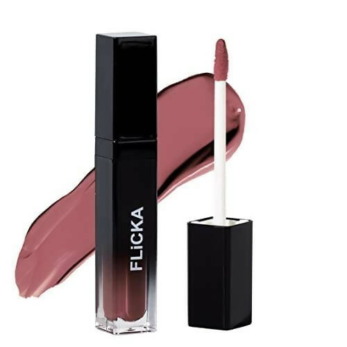 FLiCKA Set and Attack Liquid Matte Lipstick 19 Dip Drop - Nude | Grocsy