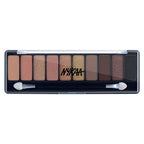 Nykaa Eyes On Me! 10-in-1 Eyeshadow Palette - Smokey at 8 | Grocsy