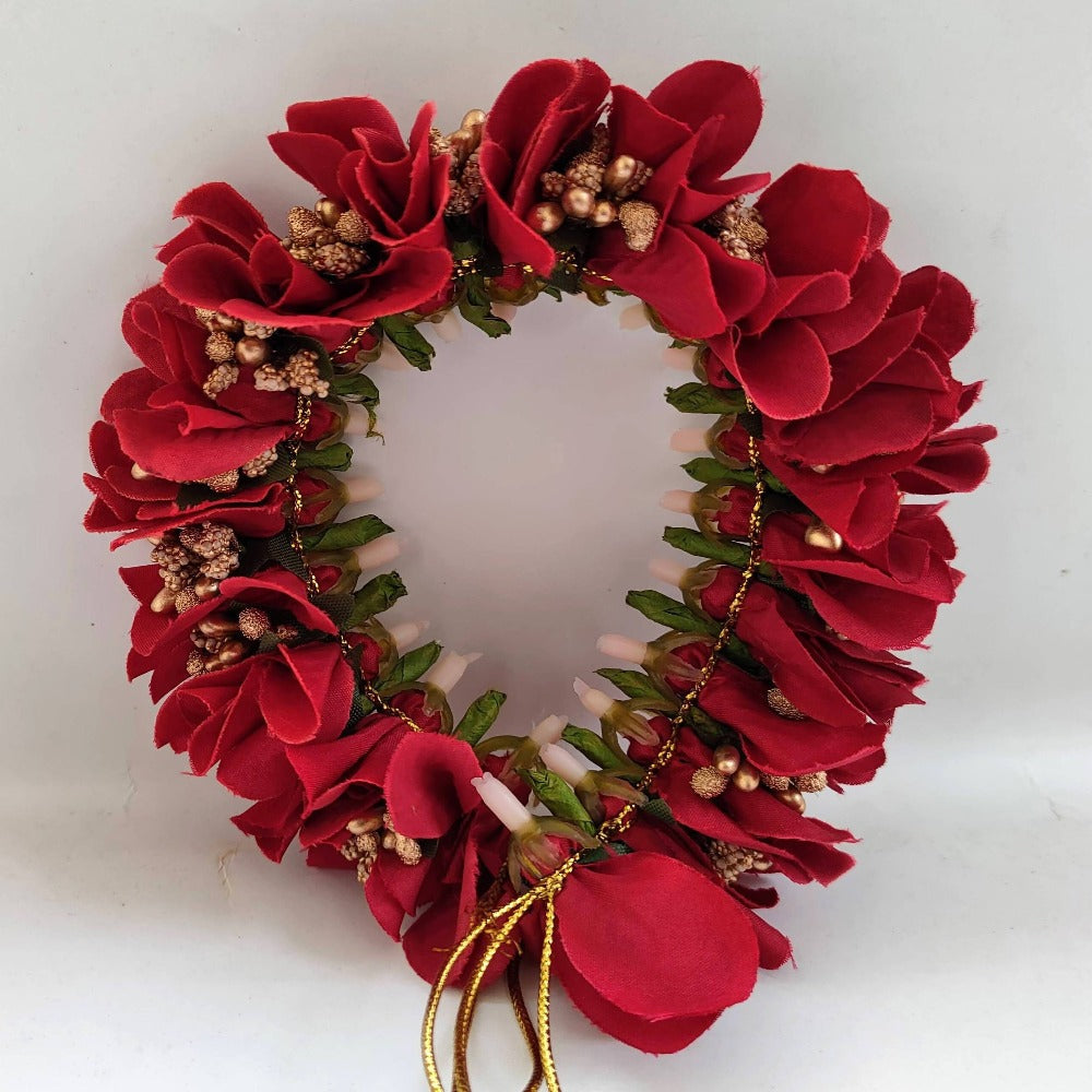Red Orchids Gajra | Grocsy