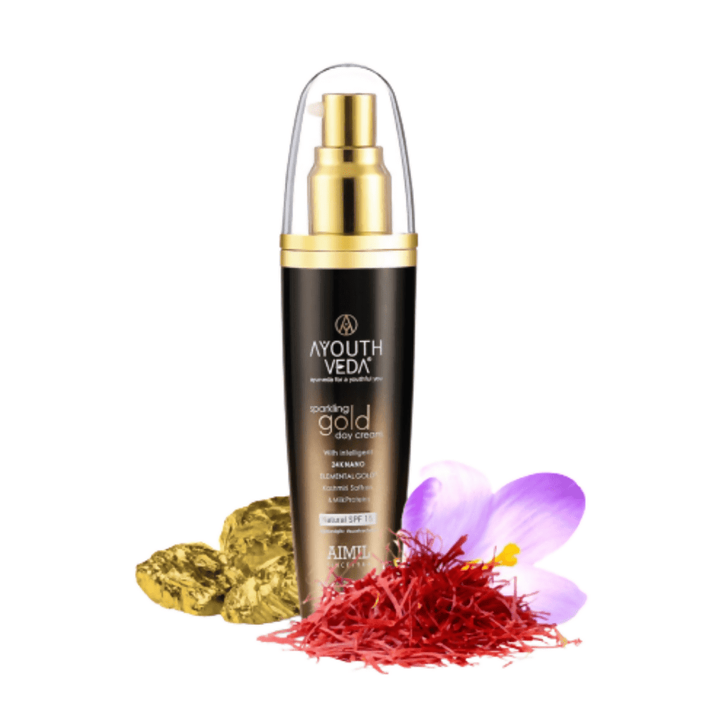 Ayouthveda Sparkling Gold Day Cream | Grocsy
