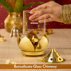 My Borosil Shubh Akhand Diya, Medium | Grocsy