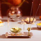 My Borosil Aarti Diya, Medium | Grocsy