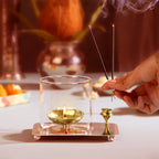 My Borosil Aarti Diya, Medium | Grocsy