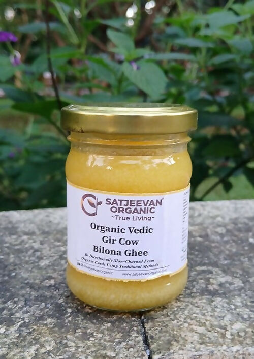 Satjeevan Organic Vedic Gir Cow Bilona Ghee | Grocsy
