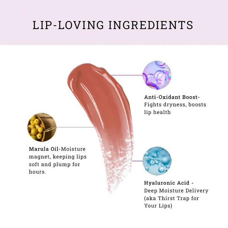 LOVETC Gloss, Glee, Etc High Glaze Lip Gloss - Peach Of Mind | Grocsy