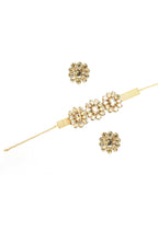Mominos Fashion Joharkamal Gold-Polished Brass Finish Stone Choker For Women & Girls (Golden) | Grocsy