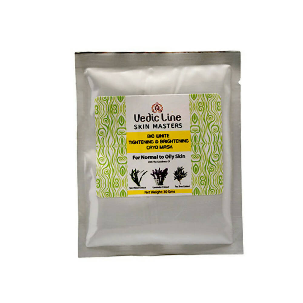 Vedic Line Skin Masters Bio White Cryo Mask for Normal to Oily Skin | Grocsy
