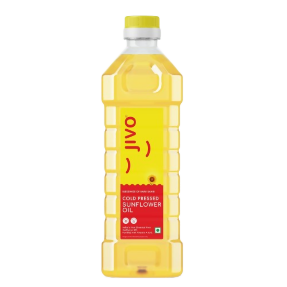 Jivo Cold Pressed Unrefined Sunflower Oil | Grocsy