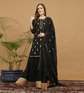 Joban Fashion Black Georgette Lehenga Set | Grocsy