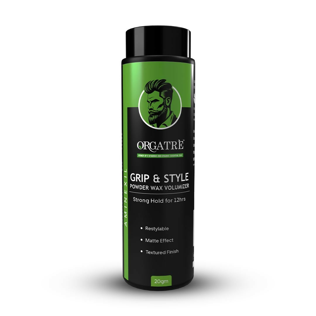Orgatre Grip And Style Hair Volumizing Powder Wax, Strong hold For 12 Hrs Hair Wax | Grocsy
