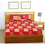 Cotton Double Bedsheet with 2 Pillow Covers | Grocsy