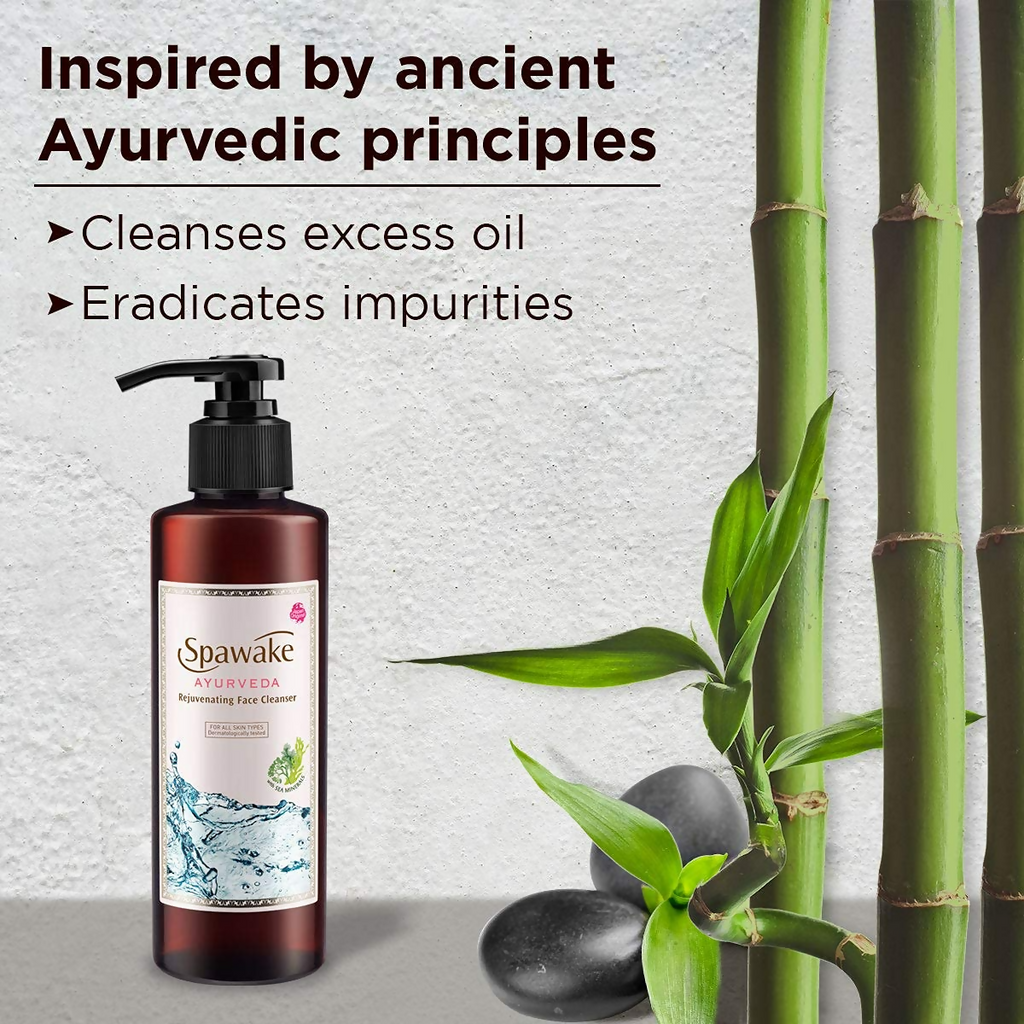 Spawake Ayurveda Rejuvenating Foaming Face Wash | Grocsy