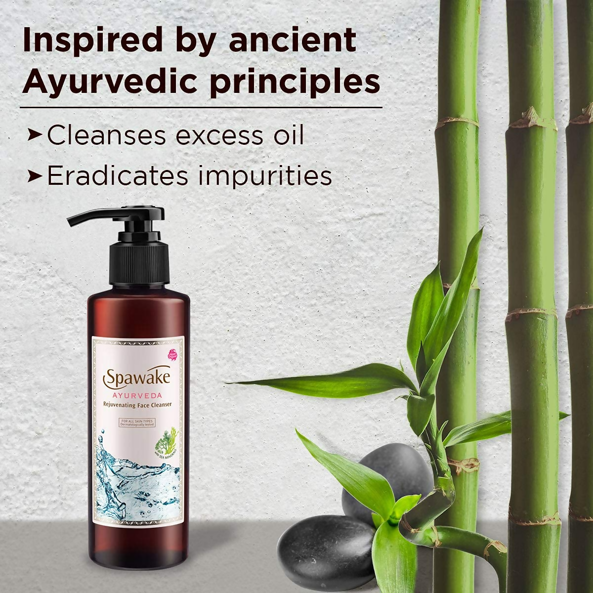 Spawake Ayurveda Rejuvenating Foaming Face Wash | Grocsy