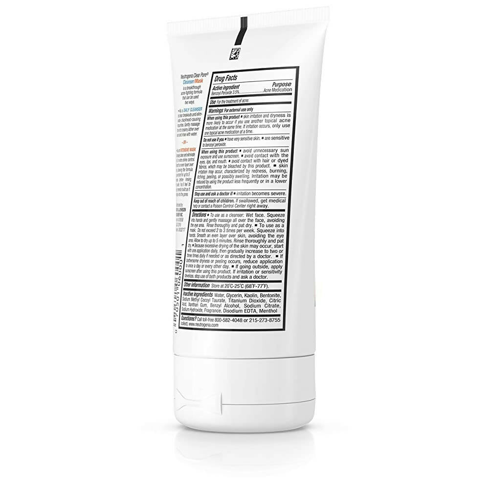 Neutrogena Clear Pore Cleanser Mask | Grocsy