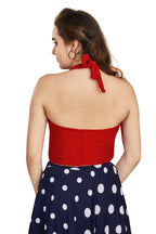 Aastha Fashion Women's Women's Red Velvet Solid Readymade Blouse | Grocsy