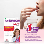 Wellwoman 50+ multivitamins For Women Over Age 50 years Tablets | Grocsy