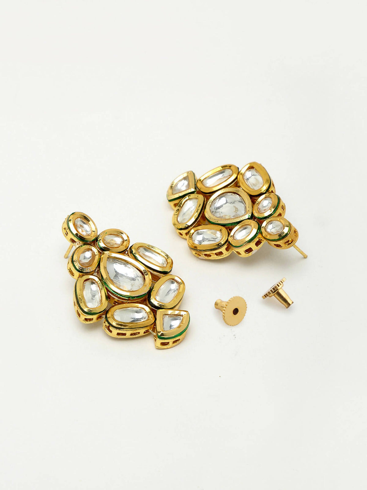 Kundan Choker With Earrings - Ruby Raang | Grocsy