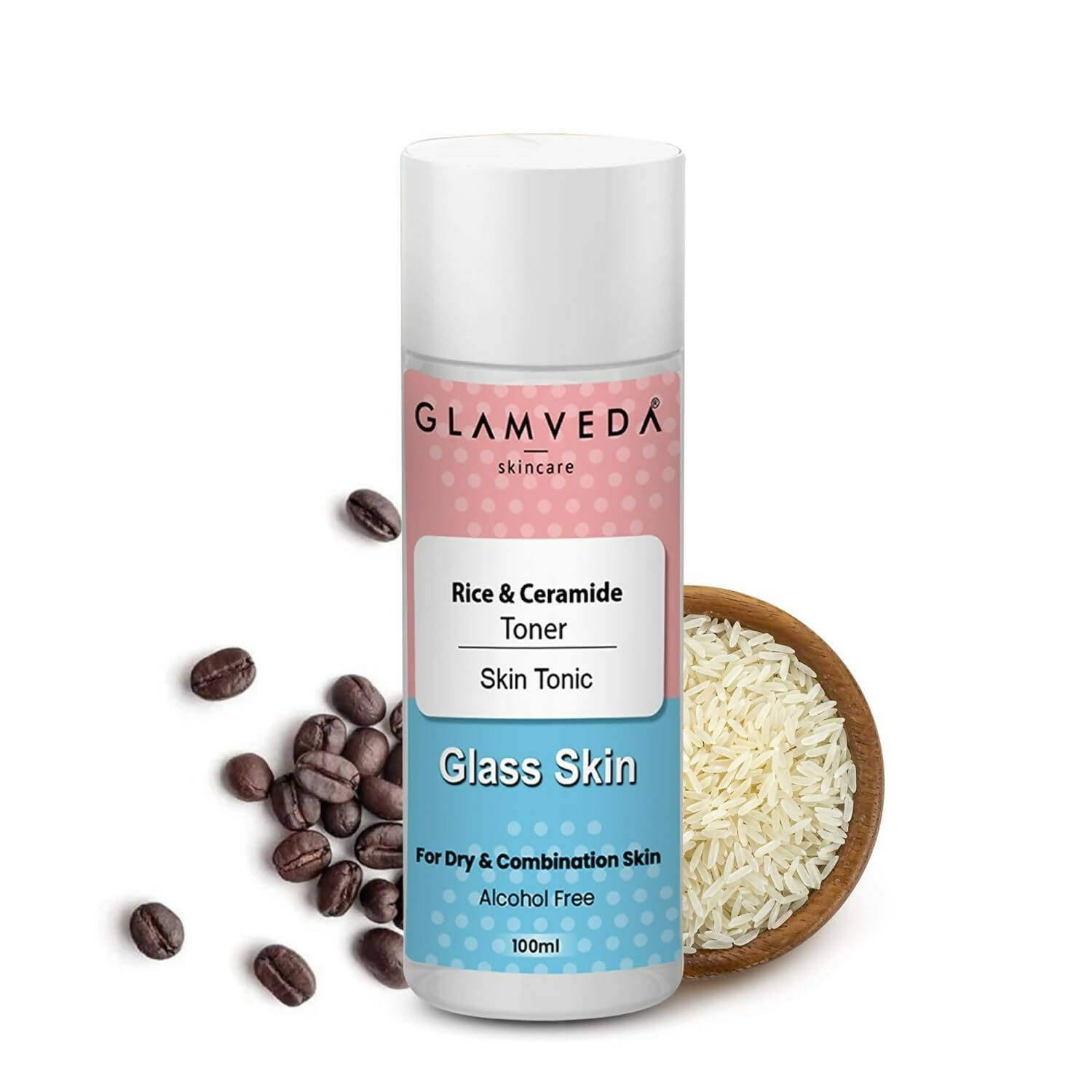 Glamveda Korean Glass Skin Rice Water Tonic | Grocsy