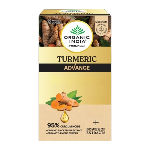 Organic India Turmeric Advance Capsules | Grocsy