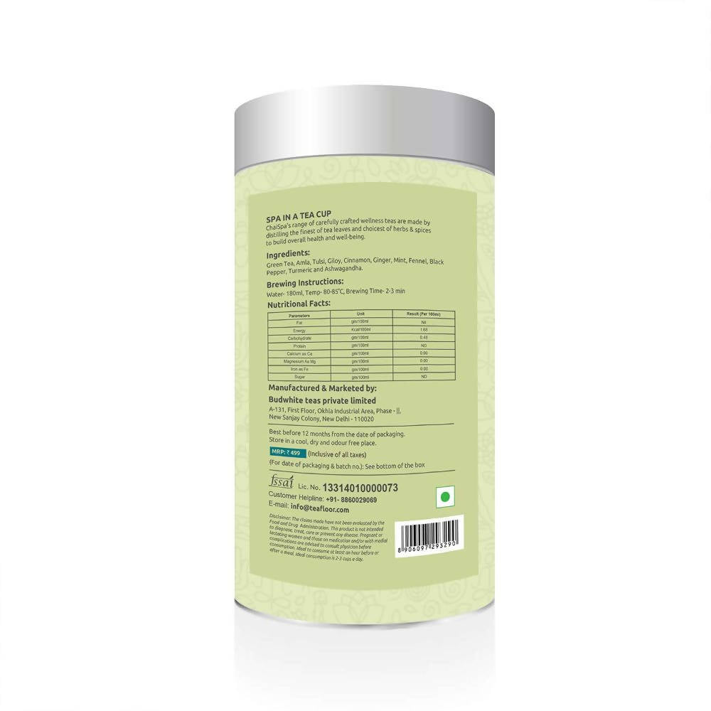 Chai Spa Immunity Booster Green Tea | Grocsy