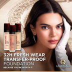L'Oreal Paris Liquid Foundation - 145 Rose Beige | Grocsy
